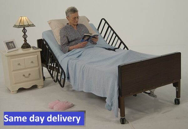 Hospital Bed Full electric Half Rails