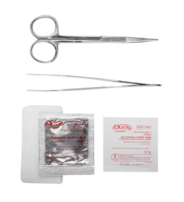 Suture Removal Kit with Adson forceps