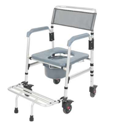 Core Shower Commode Transport Wheelchair, 17"